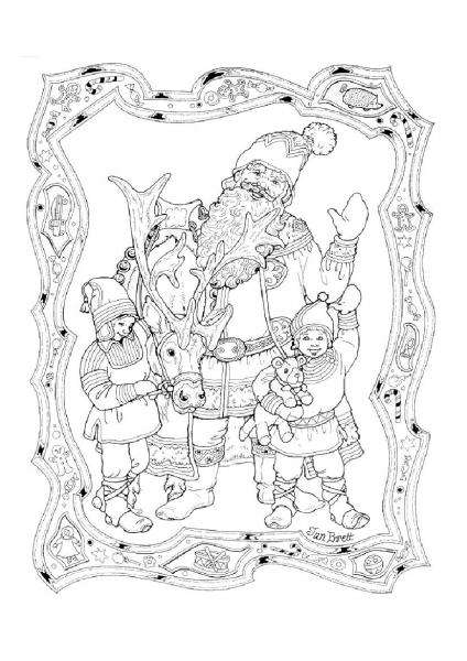Malvorlage: Sankt Nikolaus (Feiertage und besondere Anlässe) #59275 - Kostenlose Malvorlagen zum Ausdrucken