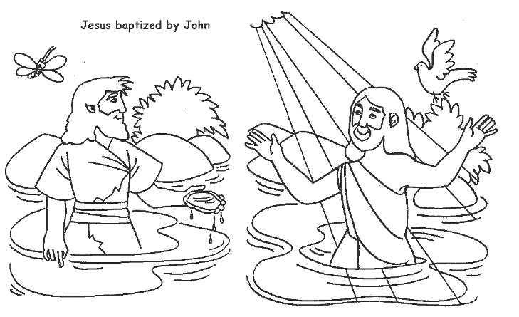 Malvorlage: Taufe (Feiertage und besondere Anlässe) #57512 - Kostenlose Malvorlagen zum Ausdrucken
