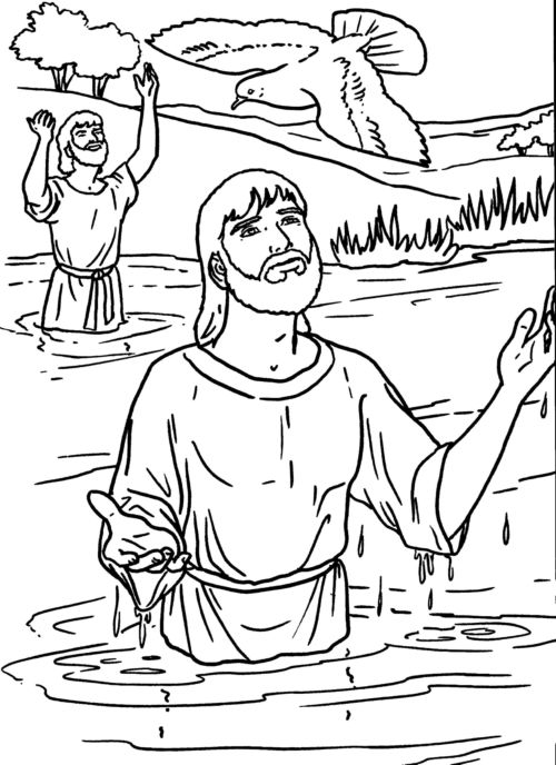 Malvorlage: Taufe (Feiertage und besondere Anlässe) #57546 - Kostenlose Malvorlagen zum Ausdrucken