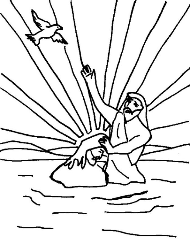 Malvorlage: Taufe (Feiertage und besondere Anlässe) #57559 - Kostenlose Malvorlagen zum Ausdrucken