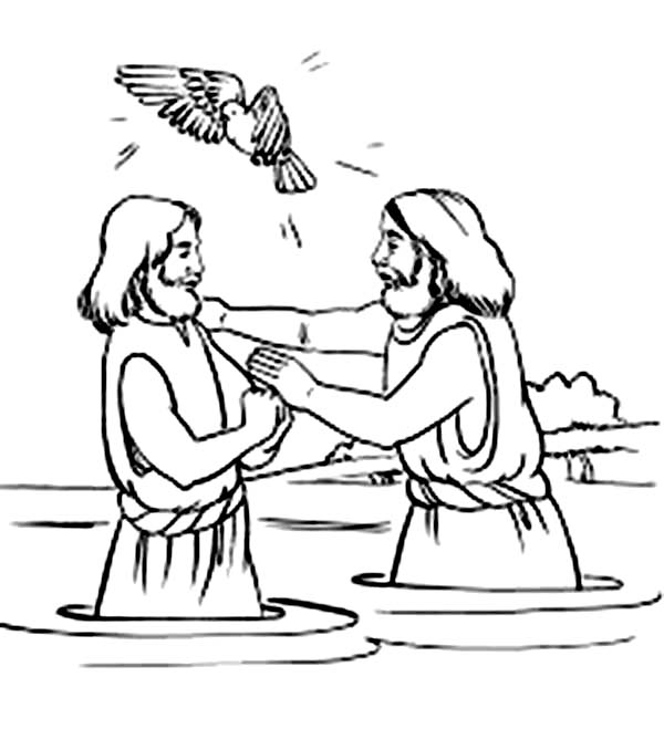 Malvorlage: Taufe (Feiertage und besondere Anlässe) #57677 - Kostenlose Malvorlagen zum Ausdrucken
