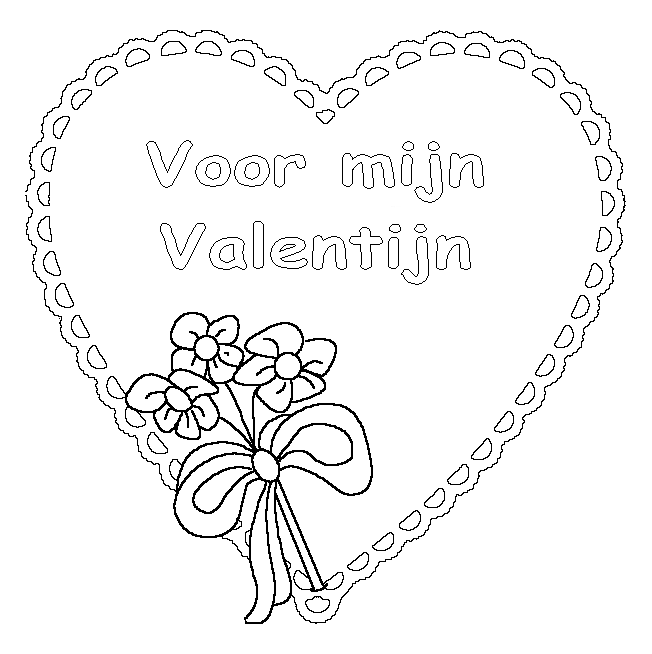 Malvorlage: Valentinstag (Feiertage und besondere Anlässe) #54018 - Kostenlose Malvorlagen zum Ausdrucken