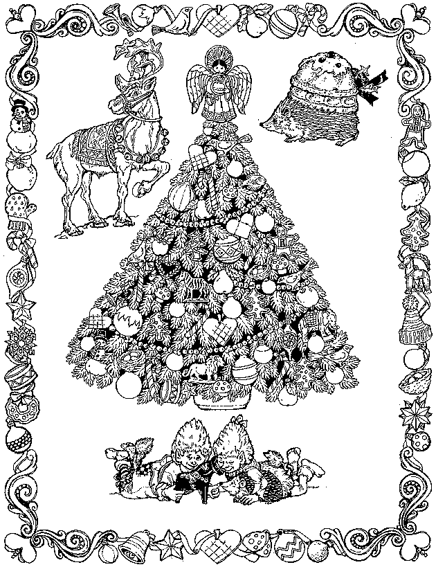 Malvorlage: Weihnachten (Feiertage und besondere Anlässe) #54827 - Kostenlose Malvorlagen zum Ausdrucken