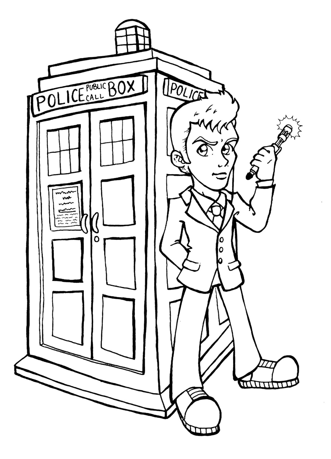 Malvorlage: Doctor Who (Fernsehshows) #153126 - Kostenlose Malvorlagen zum Ausdrucken