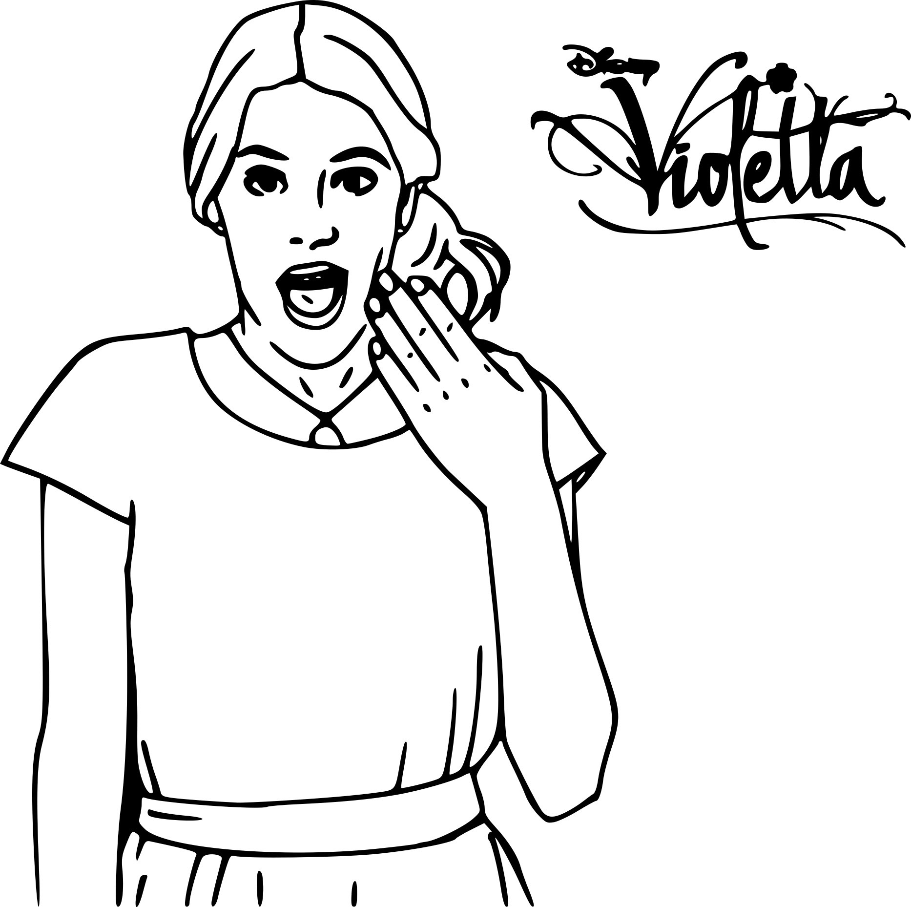Malvorlage: Violetta (Fernsehshows) #170471 - Kostenlose Malvorlagen zum Ausdrucken