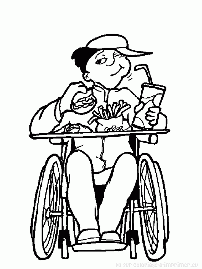 Malvorlage: Behinderte (Figuren) #98441 - Kostenlose Malvorlagen zum Ausdrucken