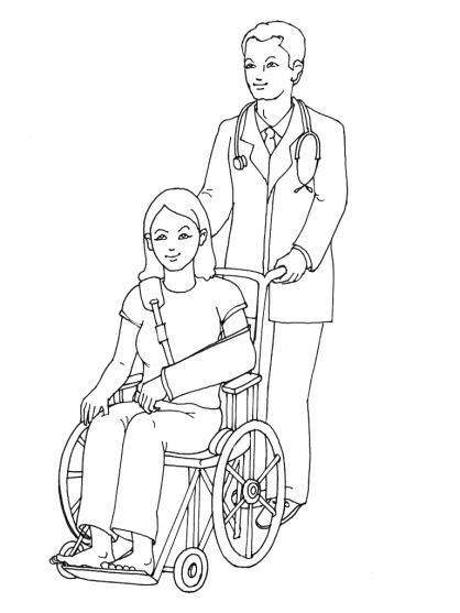 Malvorlage: Behinderte (Figuren) #98447 - Kostenlose Malvorlagen zum Ausdrucken
