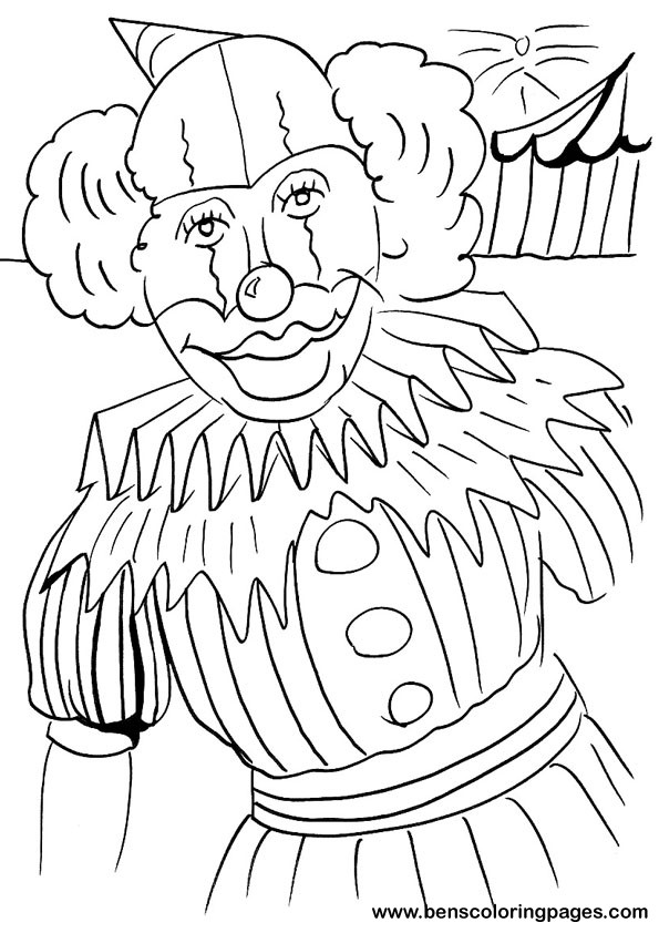 Malvorlage: Clown (Figuren) #91053 - Kostenlose Malvorlagen zum Ausdrucken