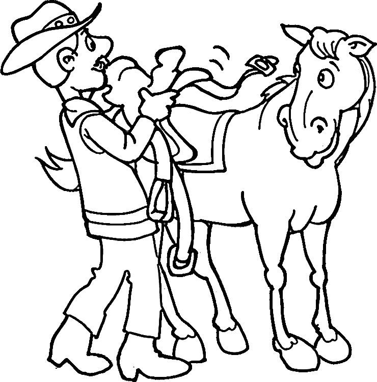 Malvorlage: Cowboy (Figuren) #91471 - Kostenlose Malvorlagen zum Ausdrucken