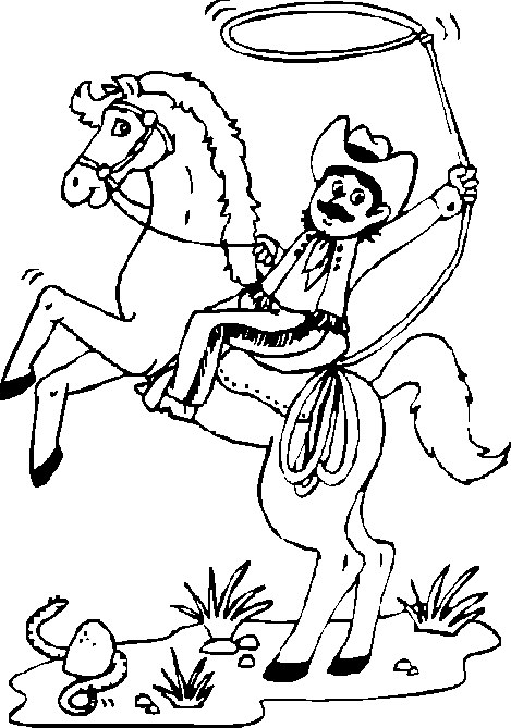 Malvorlage: Cowboy (Figuren) #91520 - Kostenlose Malvorlagen zum Ausdrucken