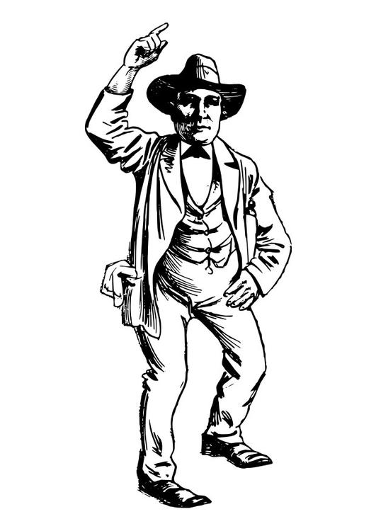 Malvorlage: Cowboy (Figuren) #91561 - Kostenlose Malvorlagen zum Ausdrucken