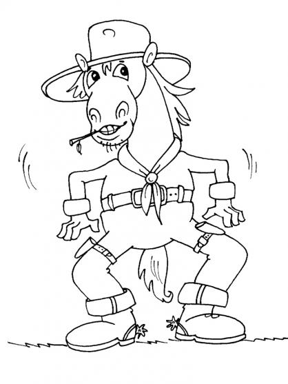 Malvorlage: Cowboy (Figuren) #91565 - Kostenlose Malvorlagen zum Ausdrucken