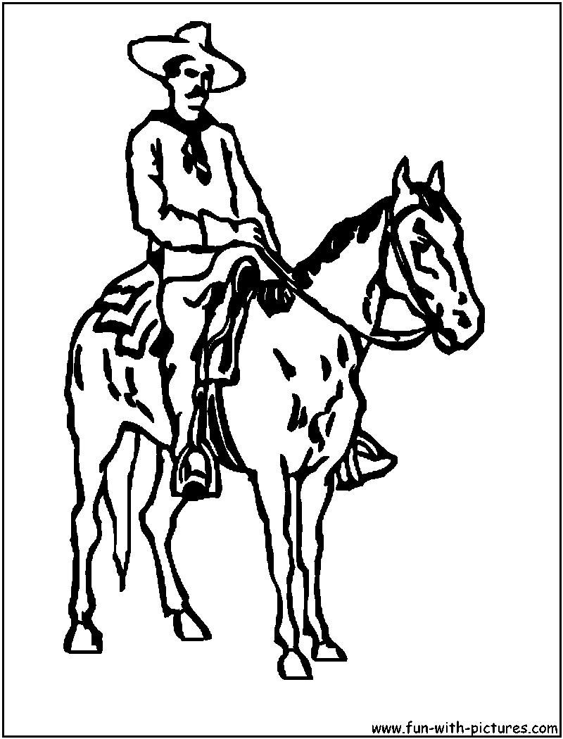 Malvorlage: Cowboy (Figuren) #91597 - Kostenlose Malvorlagen zum Ausdrucken