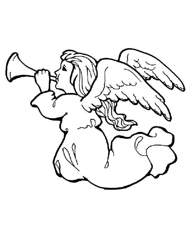 Malvorlage: Engel (Figuren) #86239 - Kostenlose Malvorlagen zum Ausdrucken