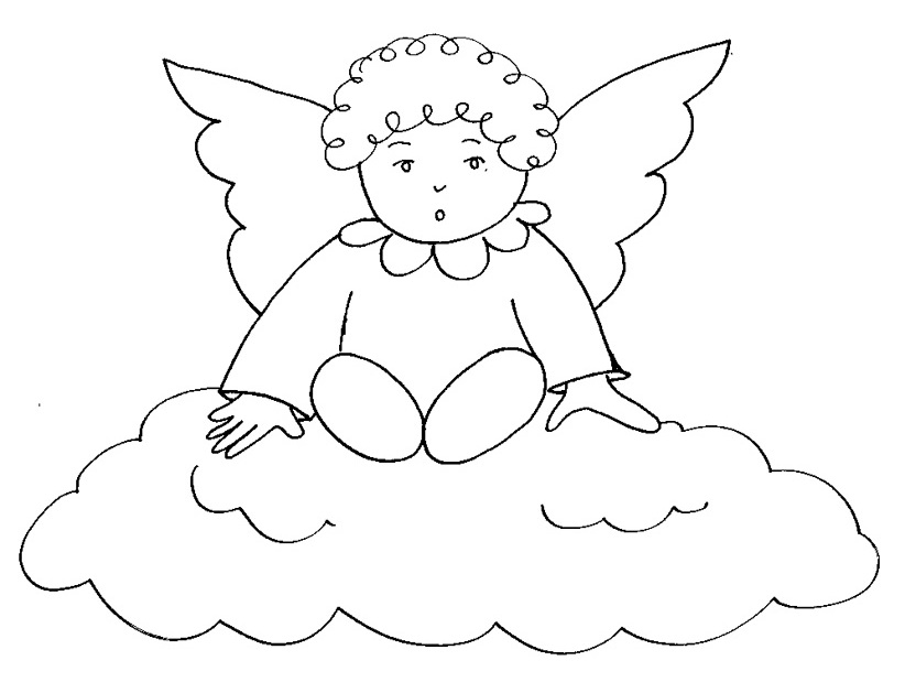 Malvorlage: Engel (Figuren) #86249 - Kostenlose Malvorlagen zum Ausdrucken