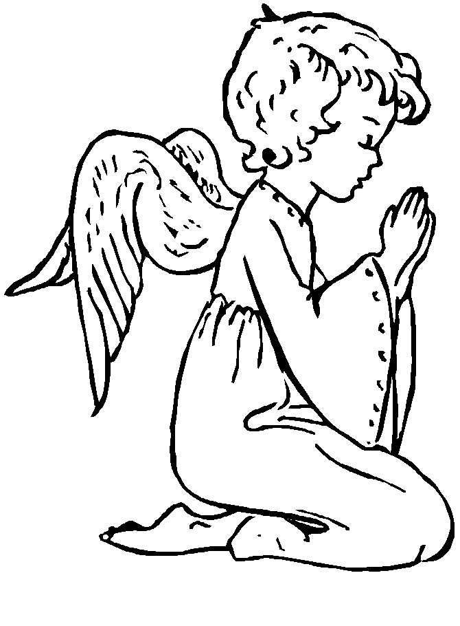 Malvorlage: Engel (Figuren) #86277 - Kostenlose Malvorlagen zum Ausdrucken