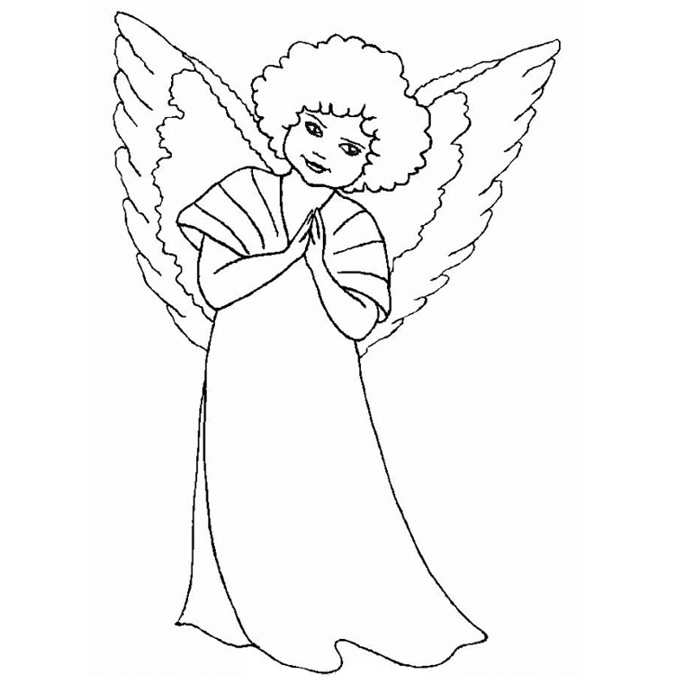 Malvorlage: Engel (Figuren) #86305 - Kostenlose Malvorlagen zum Ausdrucken
