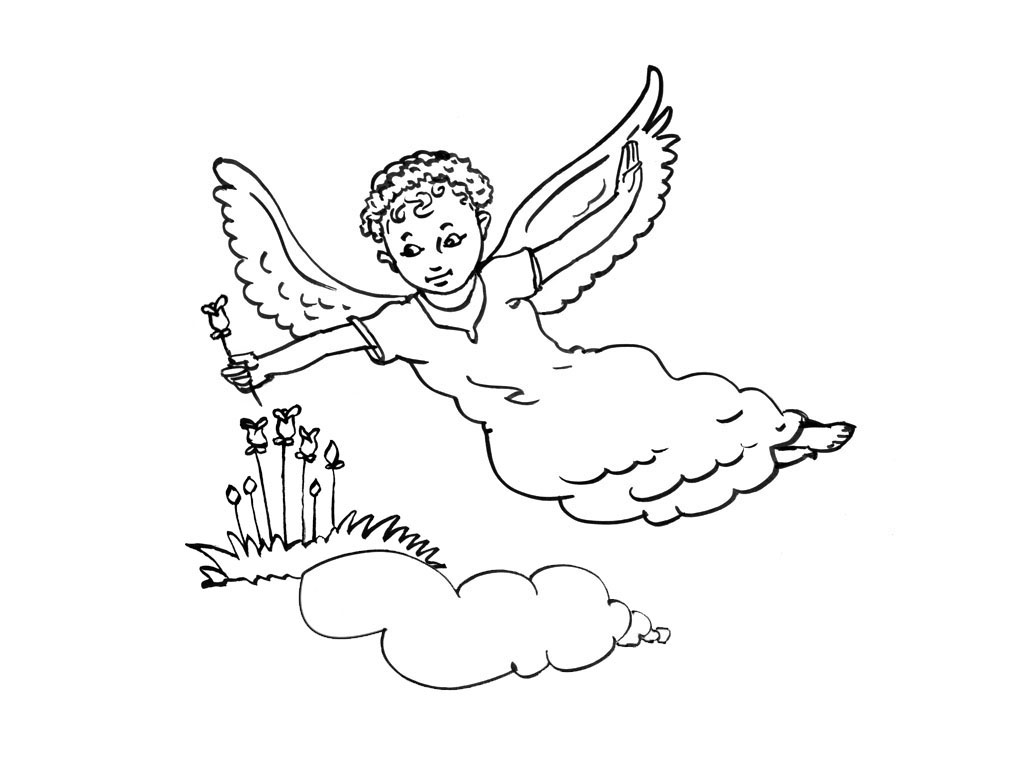 Malvorlage: Engel (Figuren) #86307 - Kostenlose Malvorlagen zum Ausdrucken