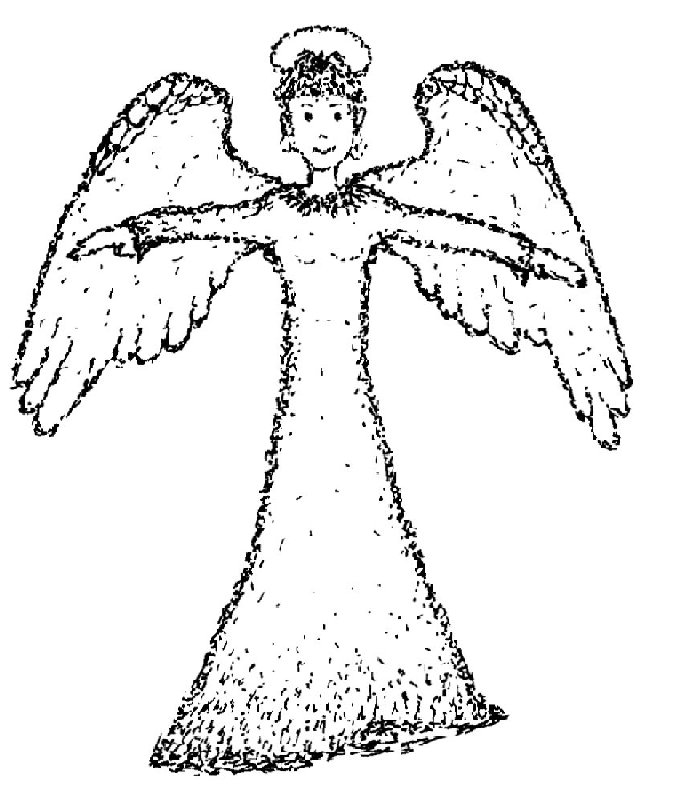 Malvorlage: Engel (Figuren) #86316 - Kostenlose Malvorlagen zum Ausdrucken