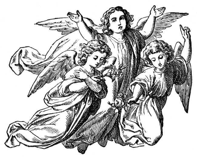 Malvorlage: Engel (Figuren) #86503 - Kostenlose Malvorlagen zum Ausdrucken