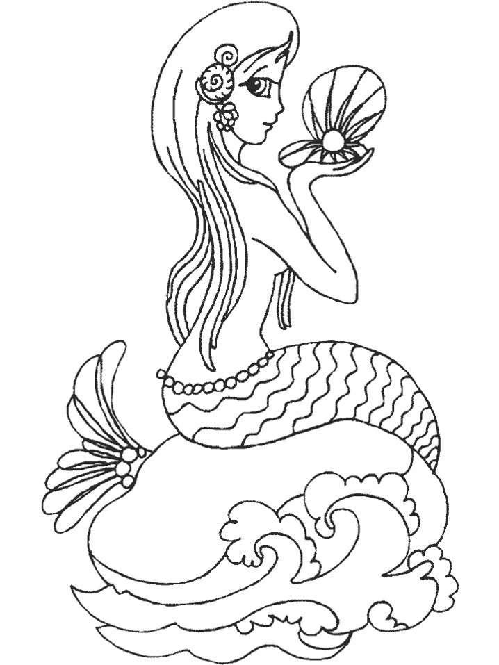 Malvorlage: Meerjungfrau (Figuren) #147157 - Kostenlose Malvorlagen zum Ausdrucken