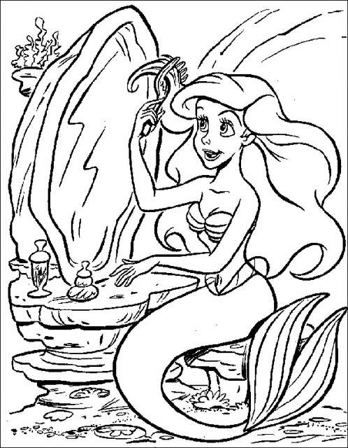 Malvorlage: Meerjungfrau (Figuren) #147175 - Kostenlose Malvorlagen zum Ausdrucken