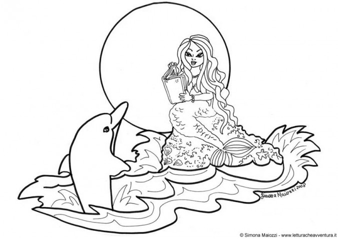Malvorlage: Meerjungfrau (Figuren) #147185 - Kostenlose Malvorlagen zum Ausdrucken