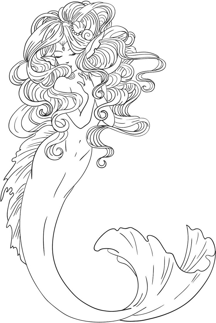 Malvorlage: Meerjungfrau (Figuren) #147193 - Kostenlose Malvorlagen zum Ausdrucken