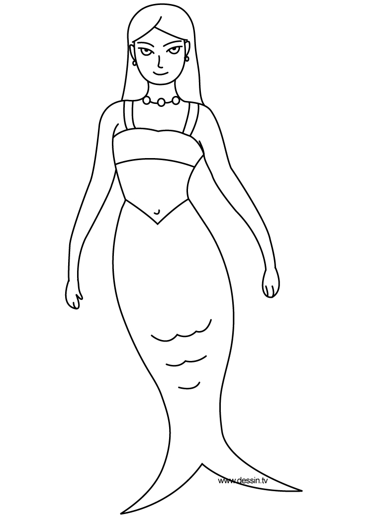 Malvorlage: Meerjungfrau (Figuren) #147195 - Kostenlose Malvorlagen zum Ausdrucken