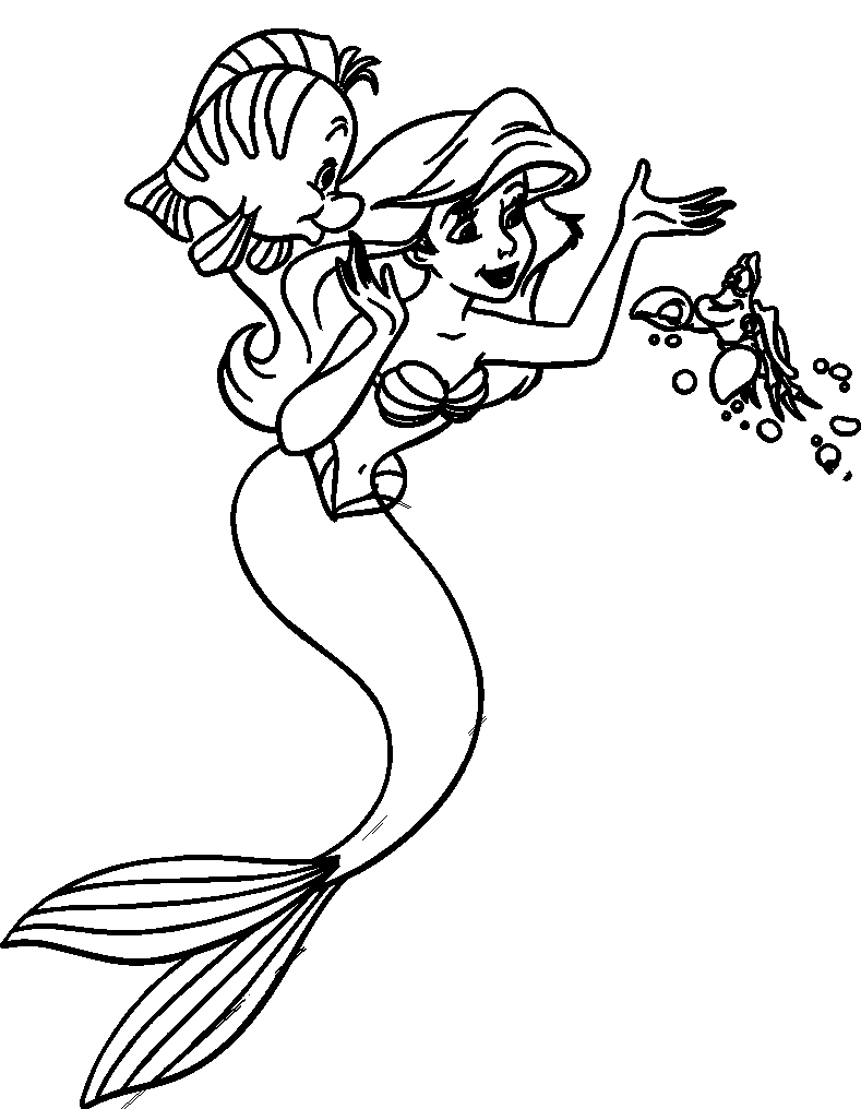 Malvorlage: Meerjungfrau (Figuren) #147303 - Kostenlose Malvorlagen zum Ausdrucken