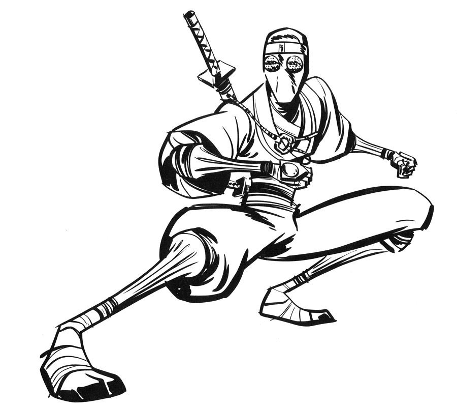 Malvorlage: Ninja (Figuren) #148277 - Kostenlose Malvorlagen zum Ausdrucken