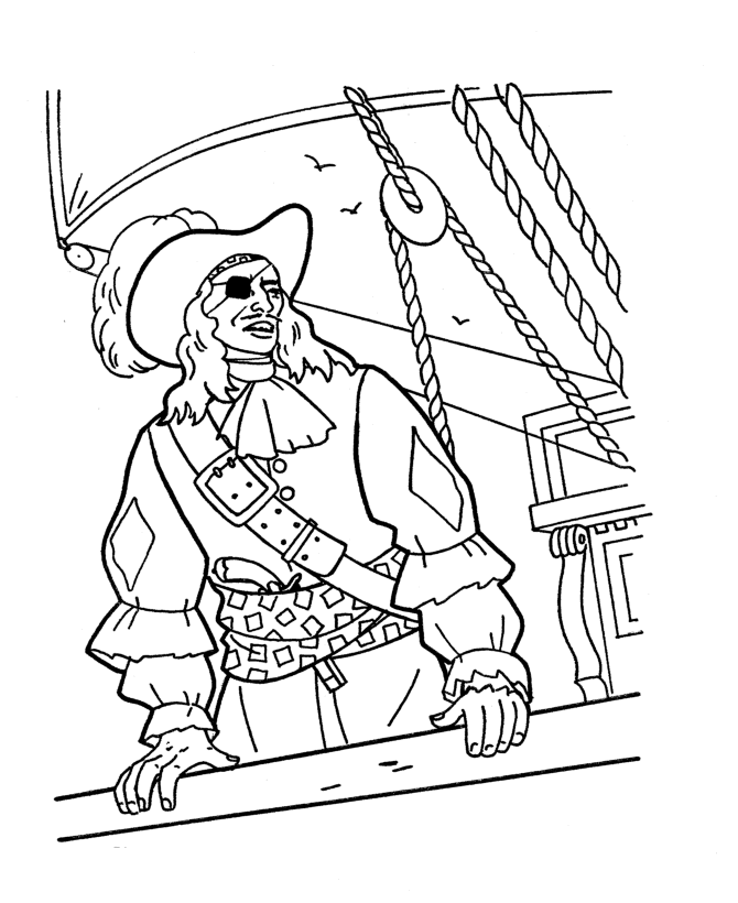Malvorlage: Pirat (Figuren) #105004 - Kostenlose Malvorlagen zum Ausdrucken