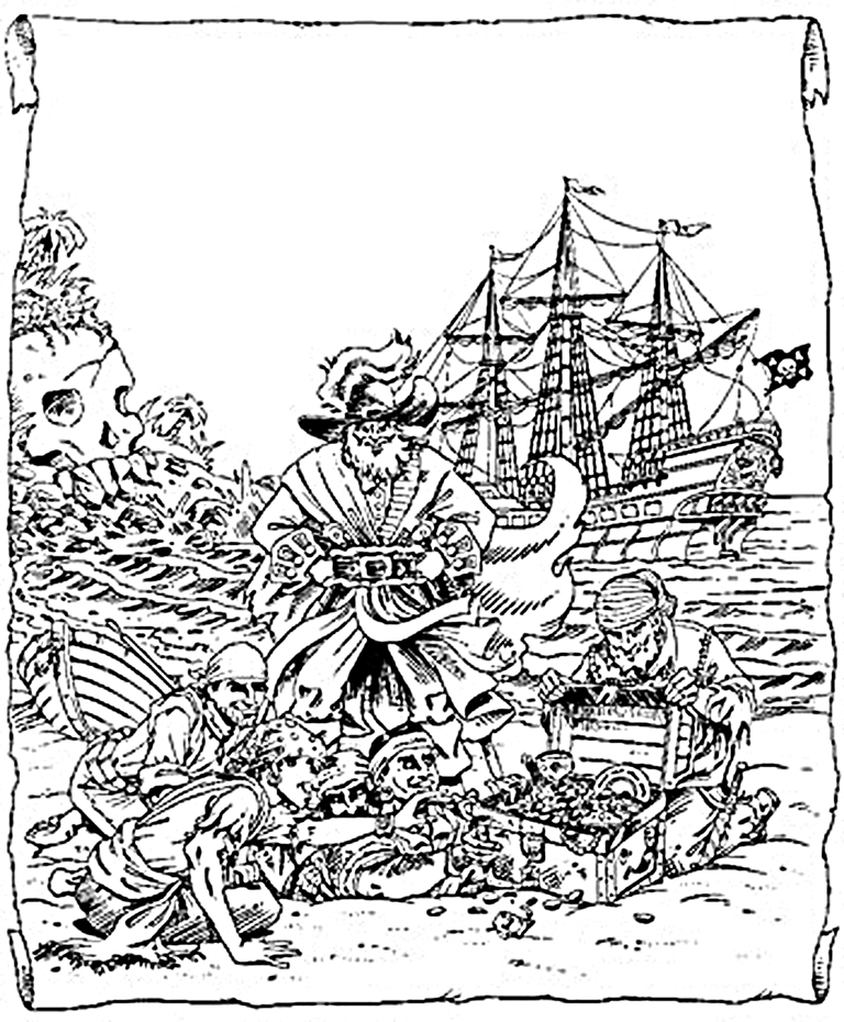 Malvorlage: Pirat (Figuren) #105115 - Kostenlose Malvorlagen zum Ausdrucken