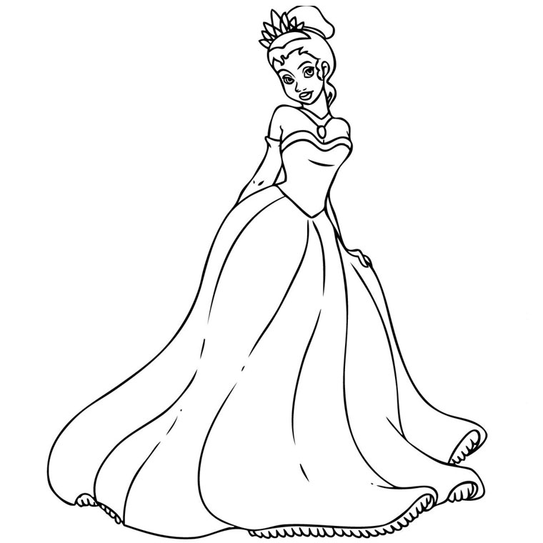 Malvorlage: Prinzessin (Figuren) #85170 - Kostenlose Malvorlagen zum Ausdrucken