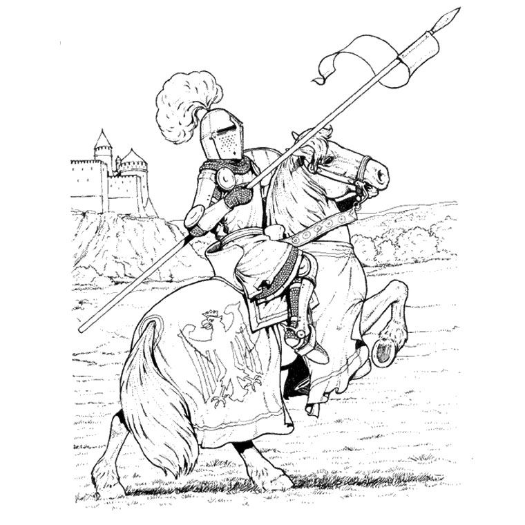 Malvorlage: Ritter (Figuren) #86916 - Kostenlose Malvorlagen zum Ausdrucken