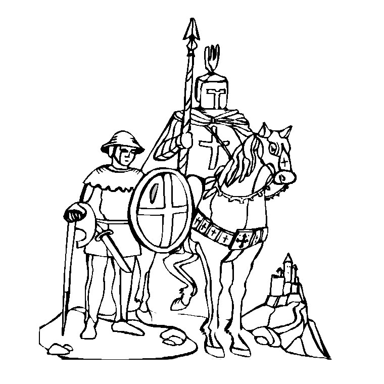 Malvorlage: Ritter (Figuren) #86920 - Kostenlose Malvorlagen zum Ausdrucken