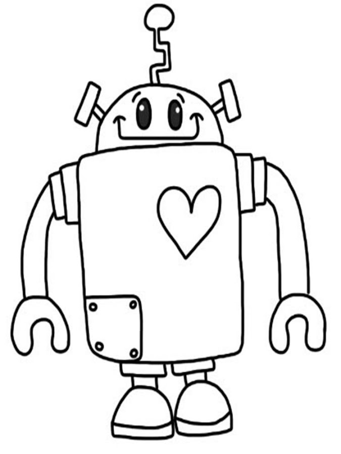 Malvorlage: Roboter (Figuren) #106573 - Kostenlose Malvorlagen zum Ausdrucken