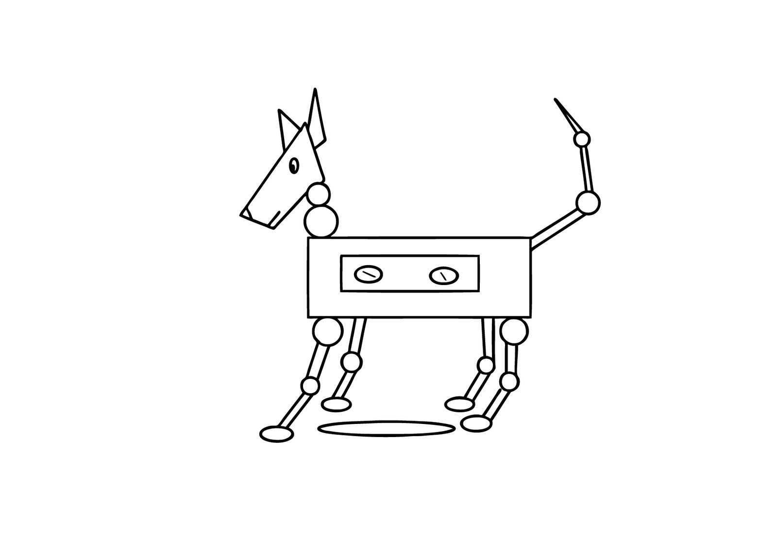 Malvorlage: Roboter (Figuren) #106601 - Kostenlose Malvorlagen zum Ausdrucken