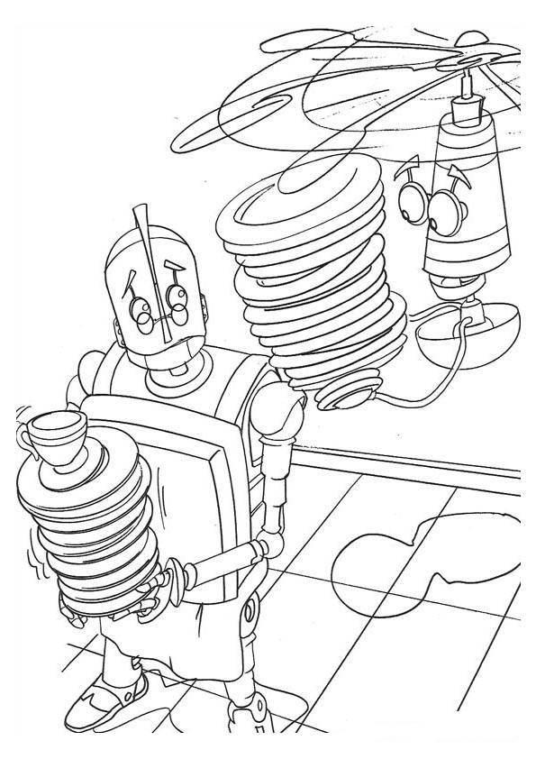 Malvorlage: Roboter (Figuren) #106628 - Kostenlose Malvorlagen zum Ausdrucken