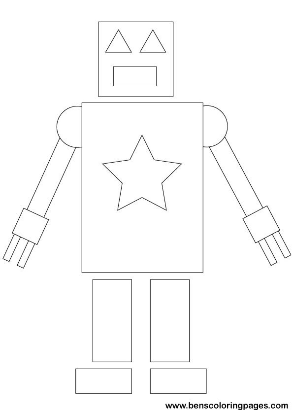 Malvorlage: Roboter (Figuren) #106655 - Kostenlose Malvorlagen zum Ausdrucken