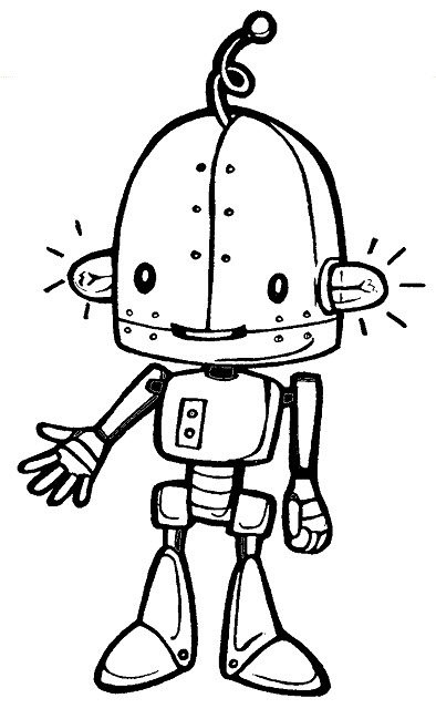 Malvorlage: Roboter (Figuren) #106679 - Kostenlose Malvorlagen zum Ausdrucken