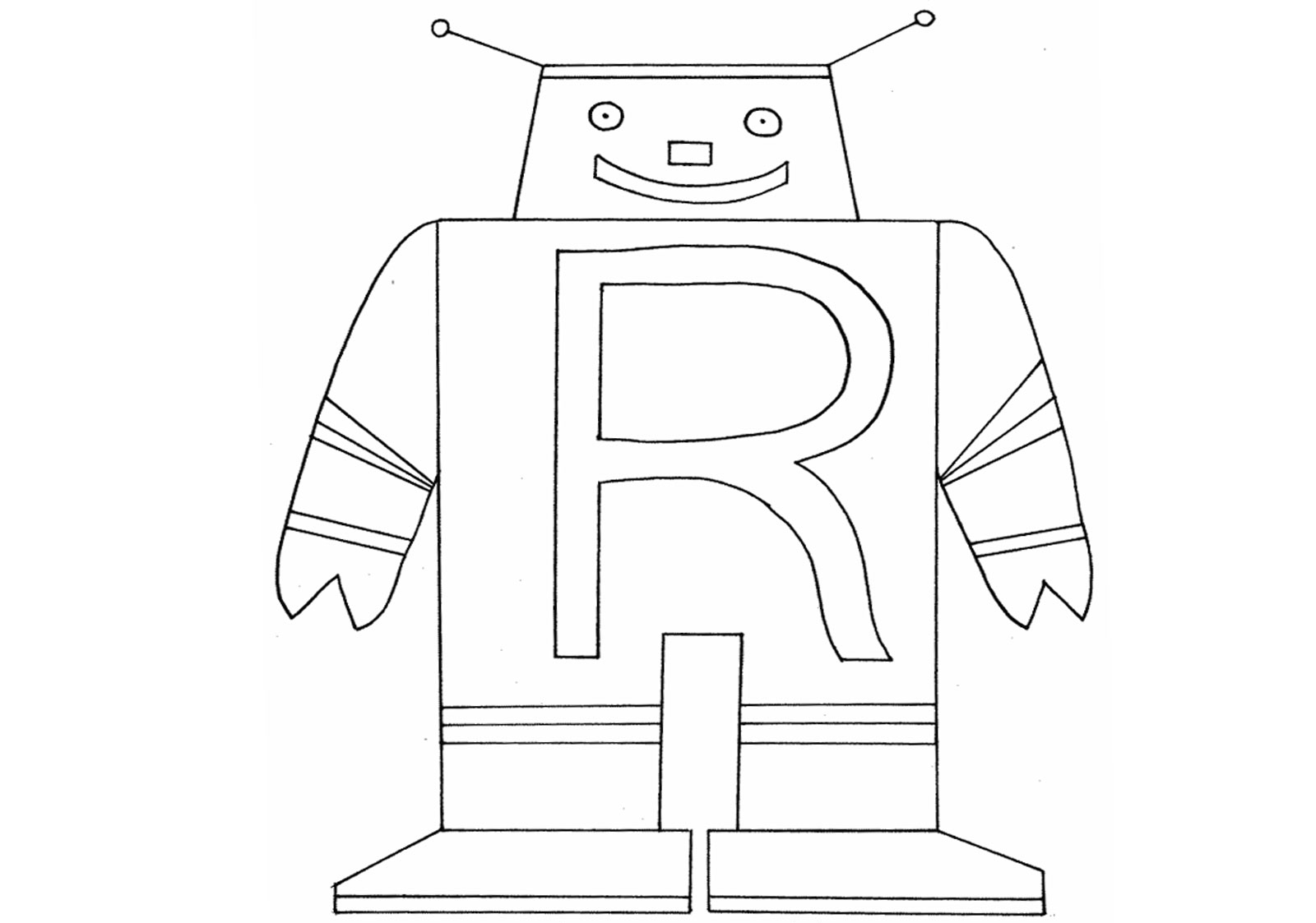 Malvorlage: Roboter (Figuren) #106717 - Kostenlose Malvorlagen zum Ausdrucken