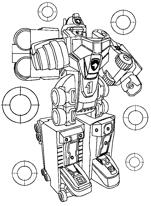 Malvorlage: Roboter (Figuren) #106756 - Kostenlose Malvorlagen zum Ausdrucken