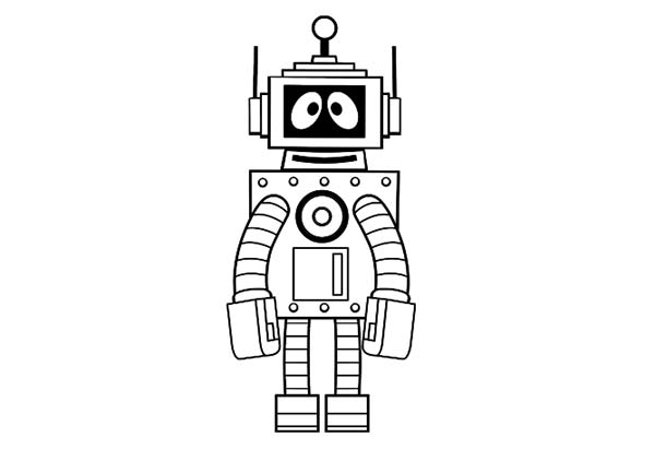 Malvorlage: Roboter (Figuren) #106801 - Kostenlose Malvorlagen zum Ausdrucken