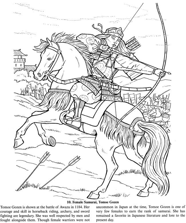 Malvorlage: Samurai (Figuren) #107277 - Kostenlose Malvorlagen zum Ausdrucken