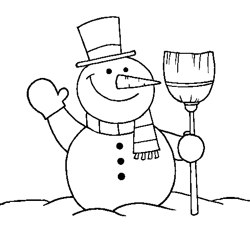 Malvorlage: Schneemann (Figuren) #89220 - Kostenlose Malvorlagen zum Ausdrucken