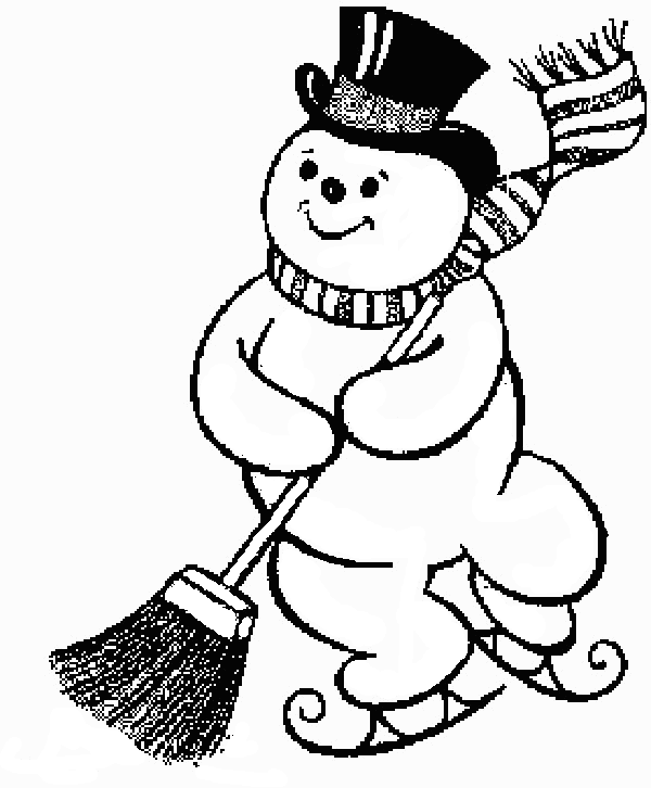 Malvorlage: Schneemann (Figuren) #89257 - Kostenlose Malvorlagen zum Ausdrucken