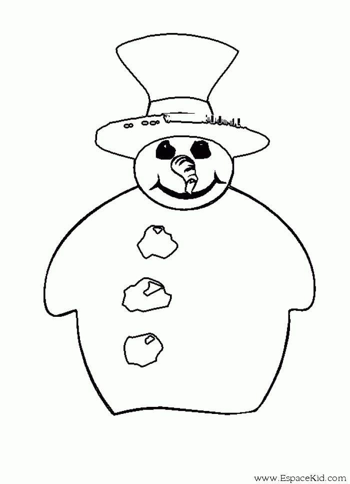 Malvorlage: Schneemann (Figuren) #89341 - Kostenlose Malvorlagen zum Ausdrucken