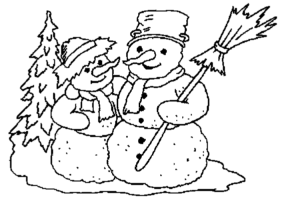 Malvorlage: Schneemann (Figuren) #89351 - Kostenlose Malvorlagen zum Ausdrucken