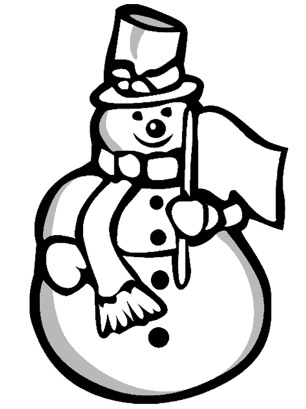 Malvorlage: Schneemann (Figuren) #89352 - Kostenlose Malvorlagen zum Ausdrucken